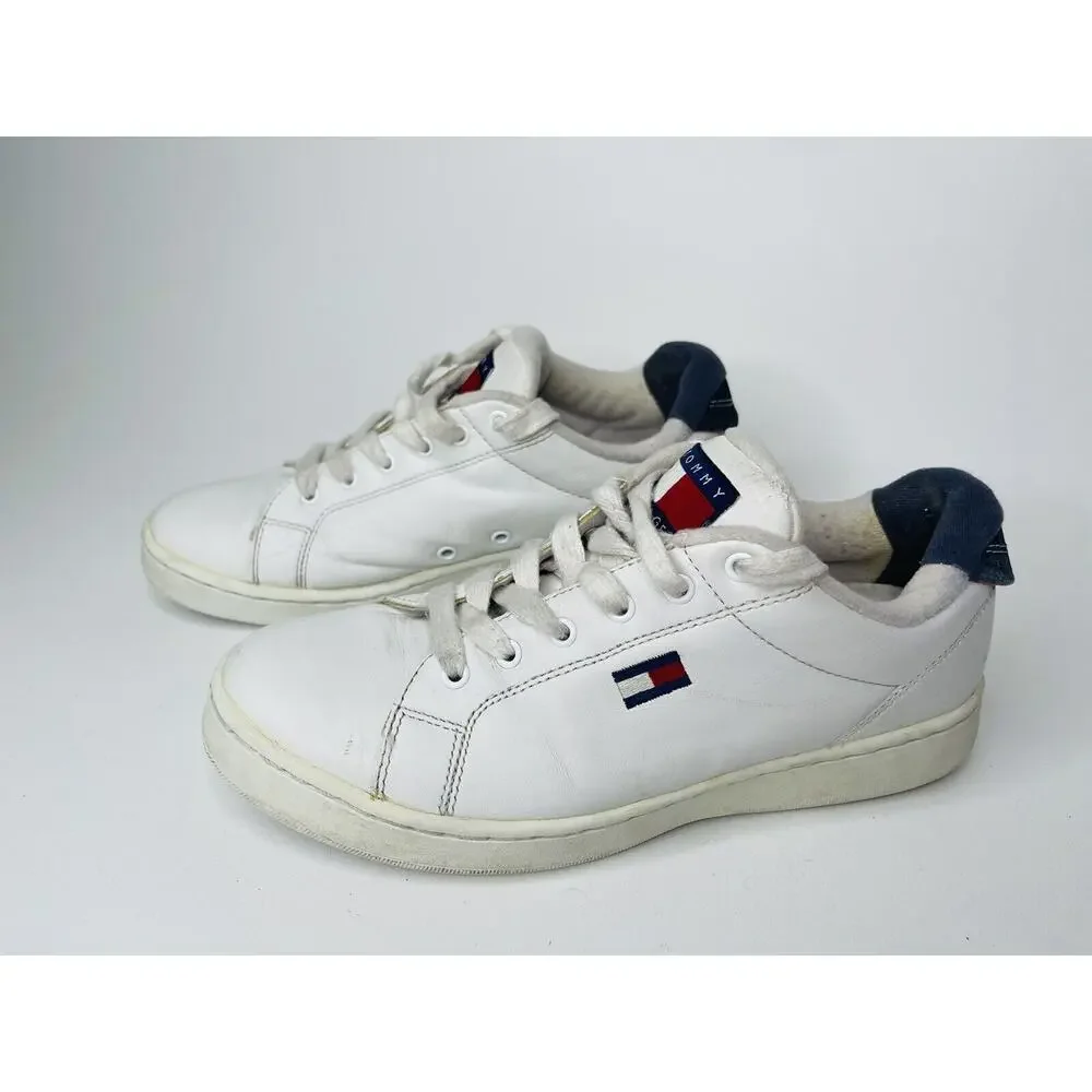 Women’s Tommy Hilfiger Shoes White Lace-up Shoes for Size 8.5